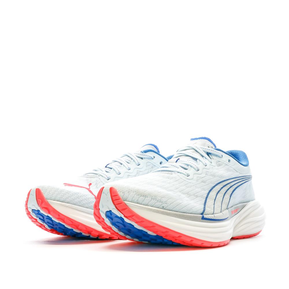 Zapatillas Puma Running Azul Mujer Deviate Nitro 2 ver 6