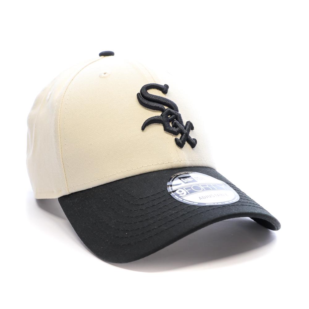 Casquette Écru/Noir Adulte New Era Chicago White Sox vue 2