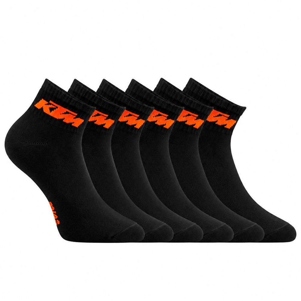 3 Paar Socken Schwarz/Orange für Herren KTM 1CHMCX günstig