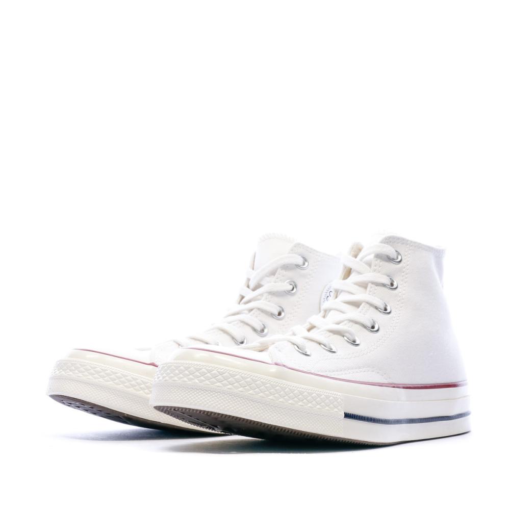 Weiße Sneakers für Männer/Frauen Converse Chuck 70's HI Ansicht 6