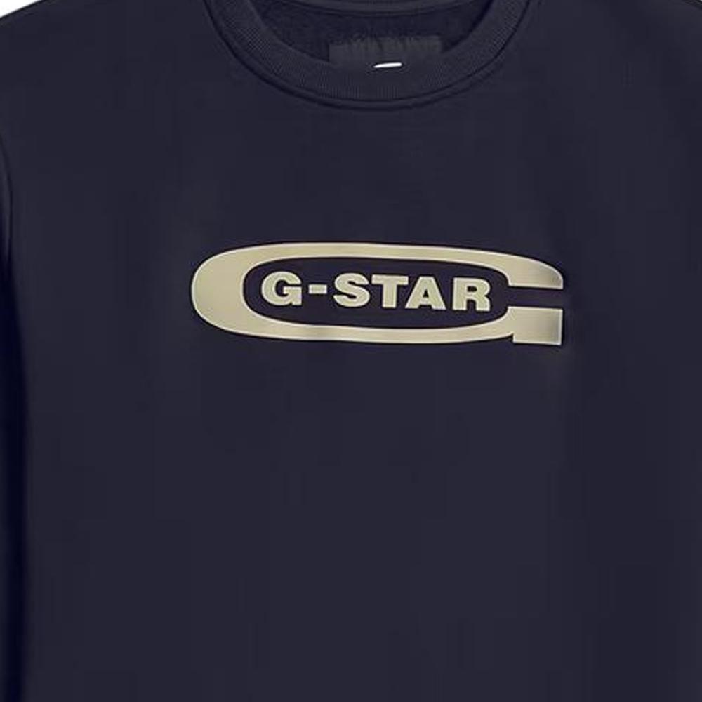 Herren-Sweatshirt in Marineblau von G-Star RAW Old Skool Ansicht 2