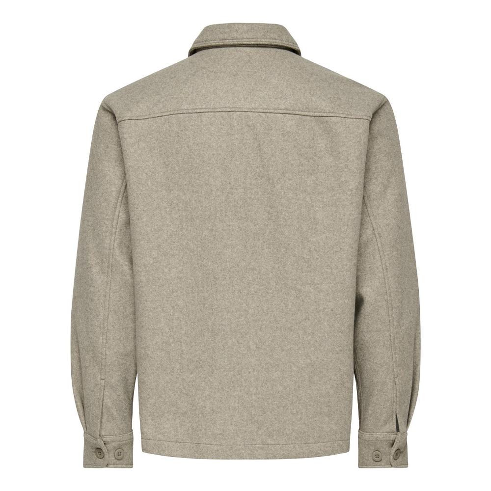 Chemise Beige Homme Only & Sons Stavi Ash vue 2