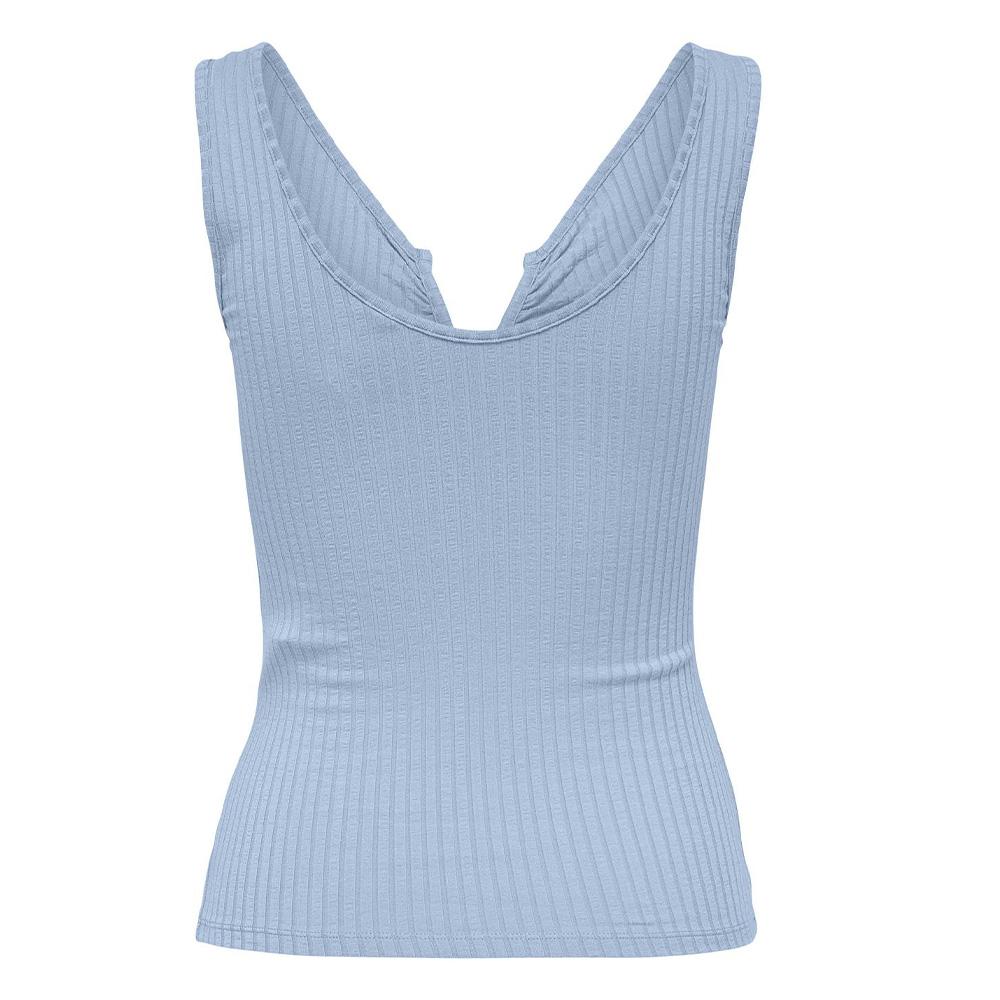 Hellblaues Tanktop Frau JDY Fransiska Ansicht 2