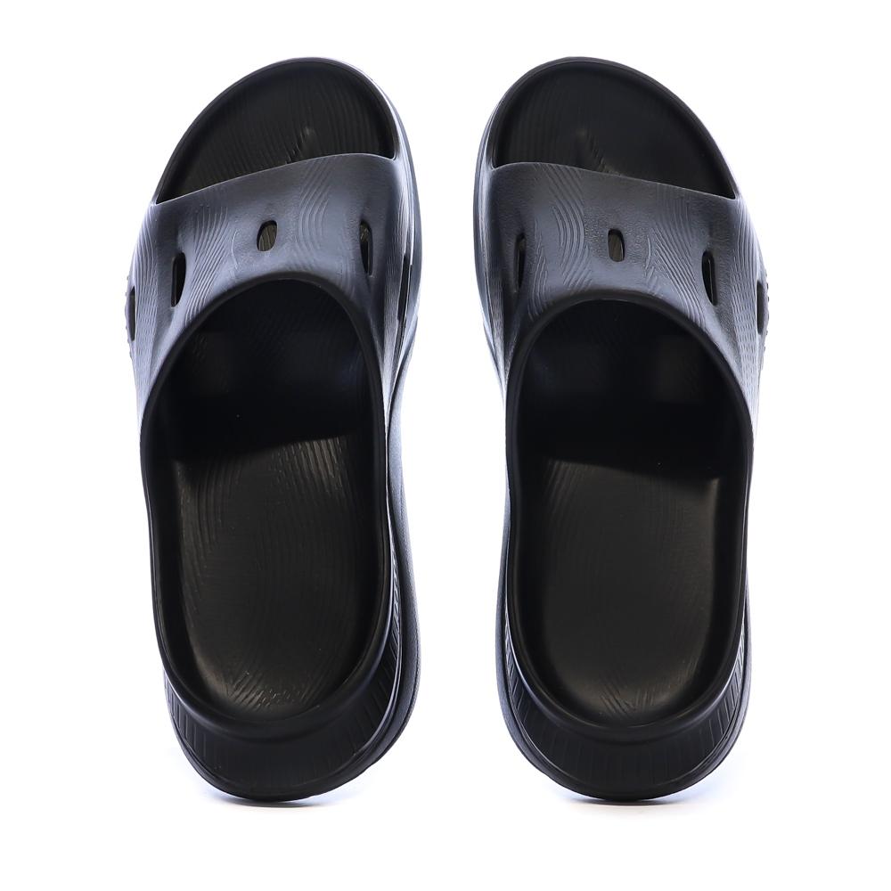Sandalias negras Hoka Recovery para hombre ver 3