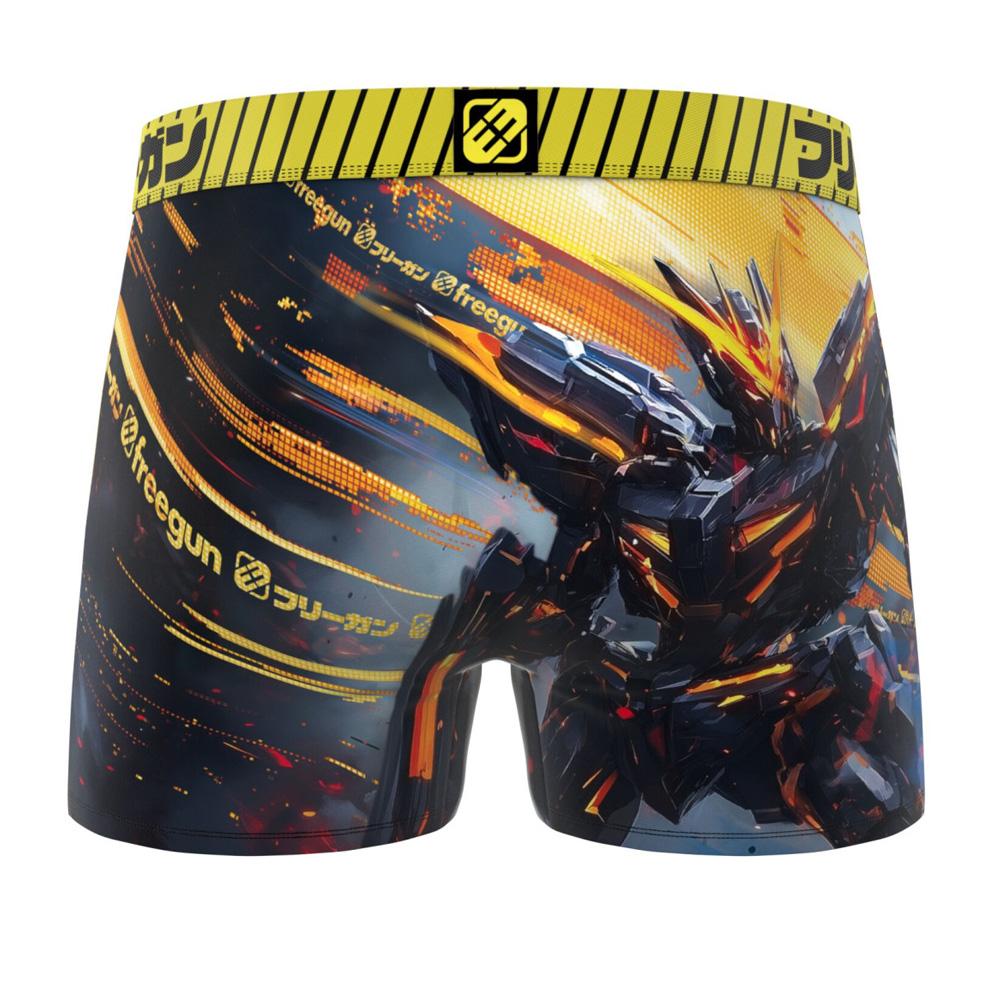 Boxers negros/amarillos para hombre Freegun Robot ver 2