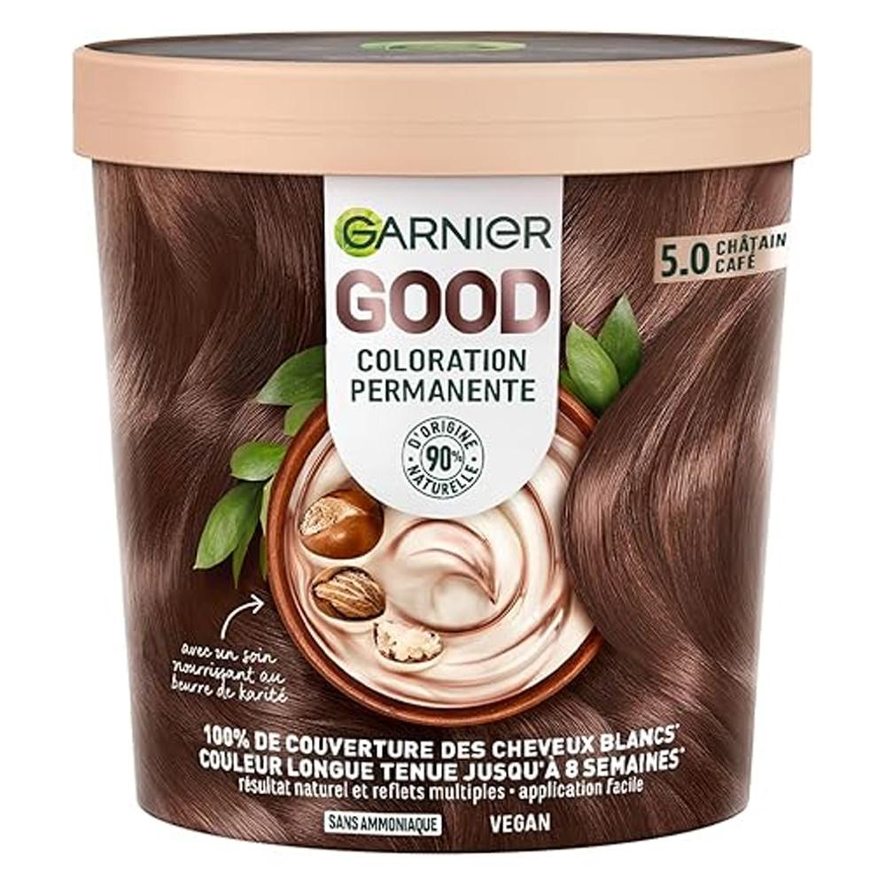 Permanente Coloration mit langer Haltbarkeit Coffe Brown Good Garnier 5.0 günstig