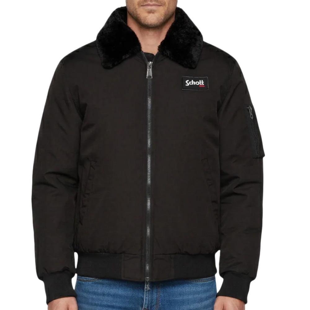 Jacke Schwarz Mann Schott AIRTOP günstig