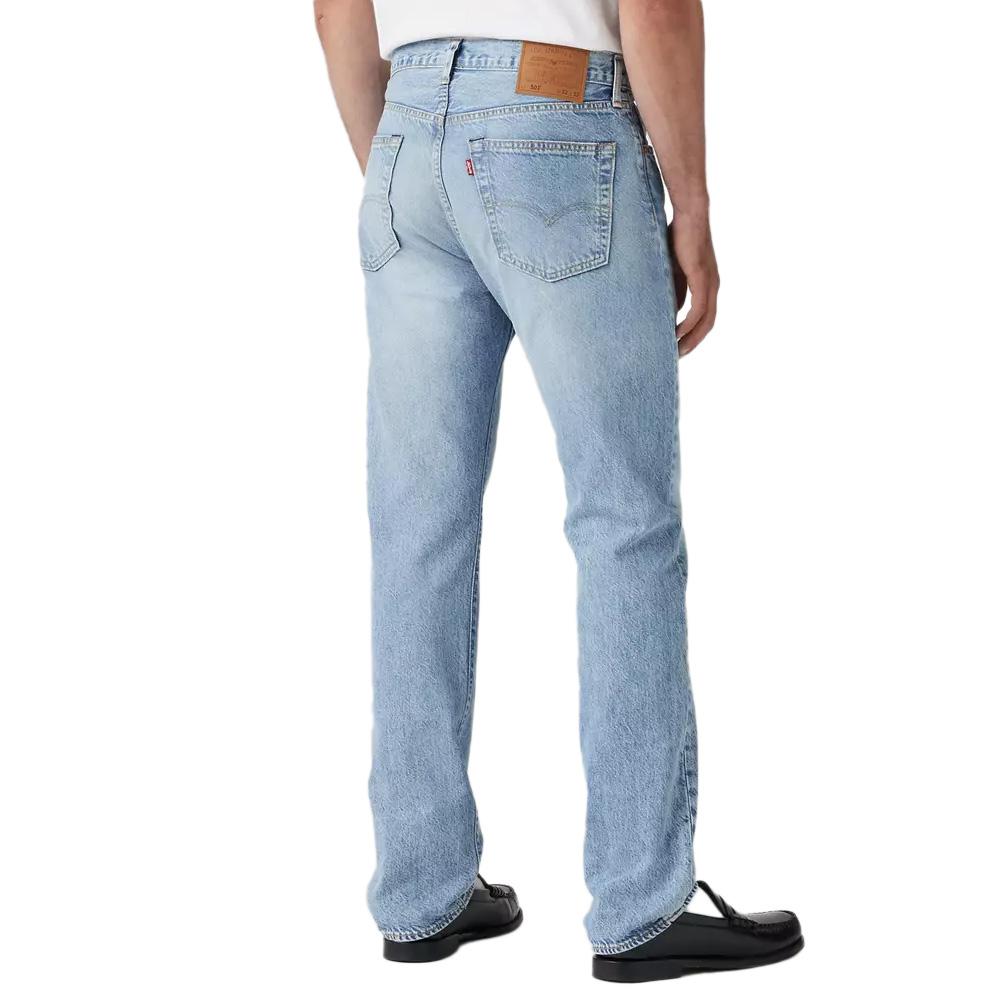 Blue Washed Jeans Herren Levi's 501 Levis Original Fit Ansicht 2