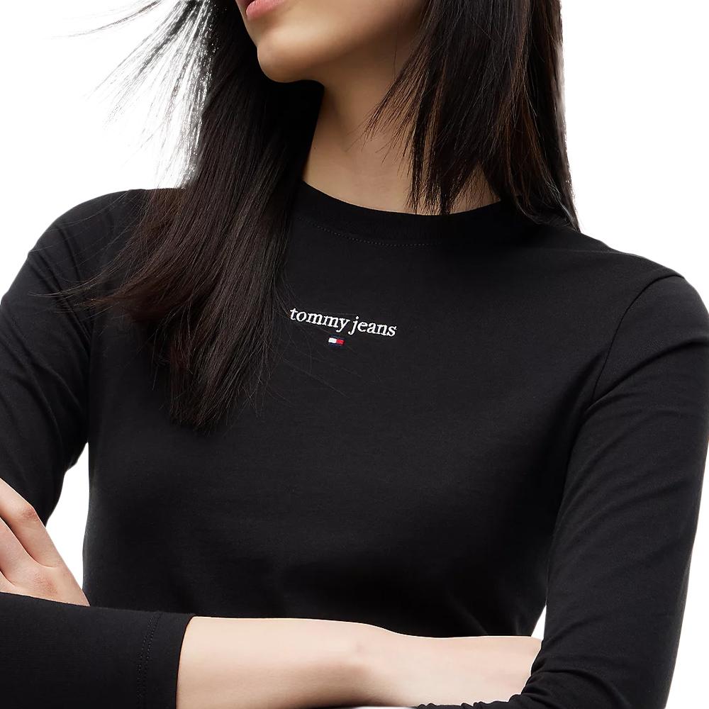 Tommy Hilfiger Classic Black Women’s Long-Sleeved T-Shirt Photo of the Espace des Marques %store% store - view of %key%