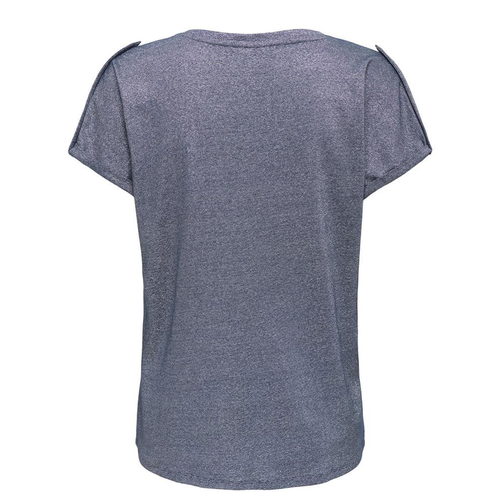 Damen-T-Shirt in Marineblau von Only Rabi Ansicht 2