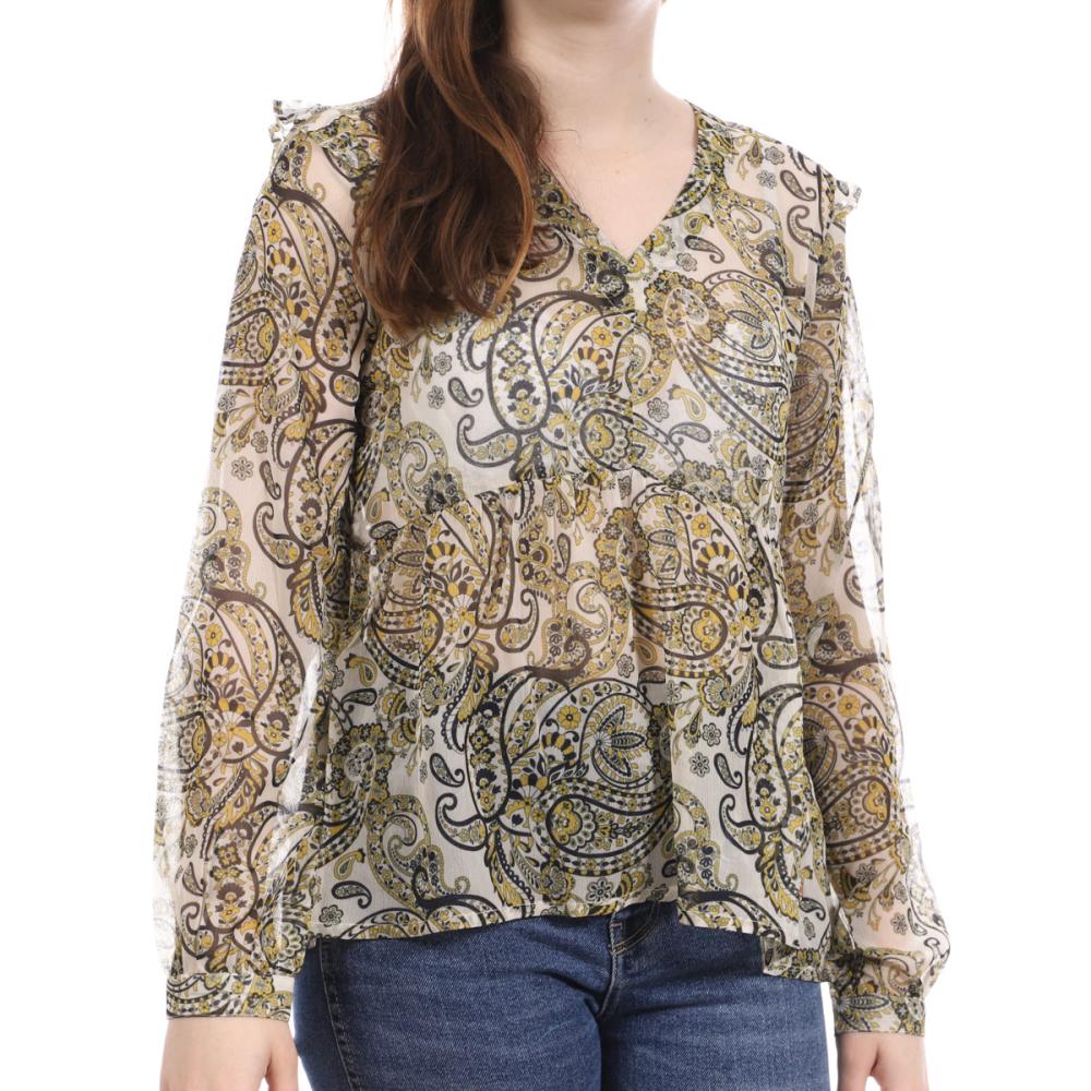 Yellow Paisley Women's Blouse Les Tropéziennes Baliste affordable