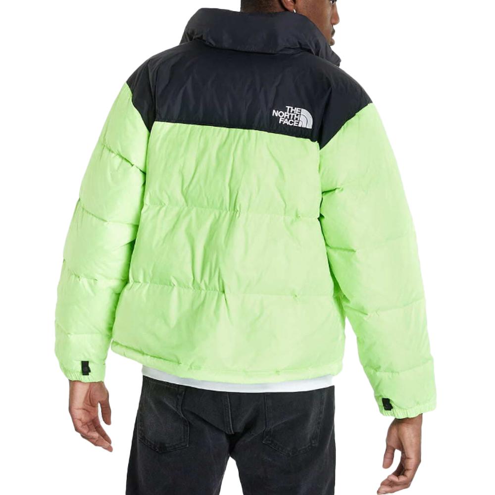 Chaqueta de pluma The North Face Retro Nuptse para hombre, verde/negro ver 2