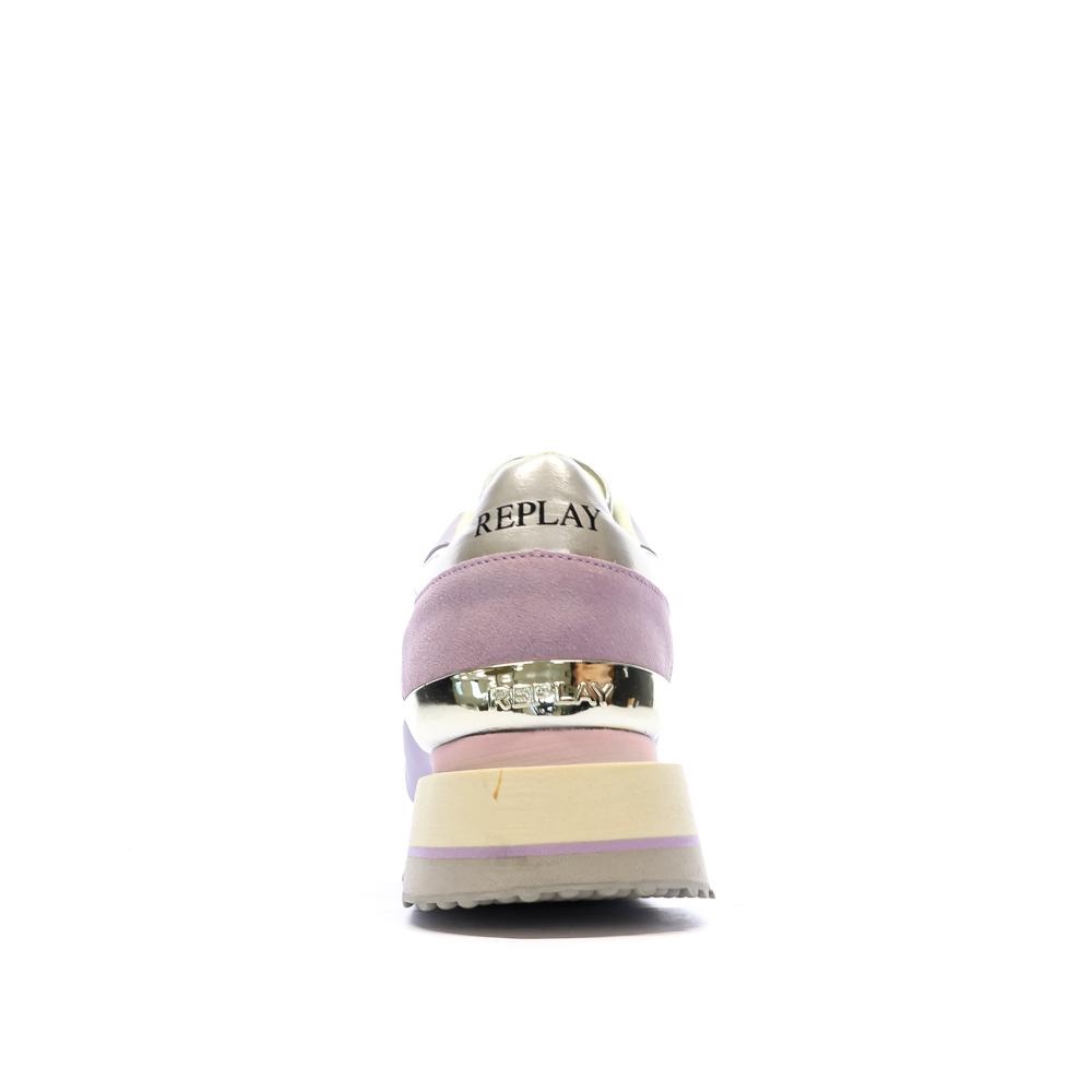 Zapatillas de deporte rosa/lila para mujer Replay GWS4M ver 3