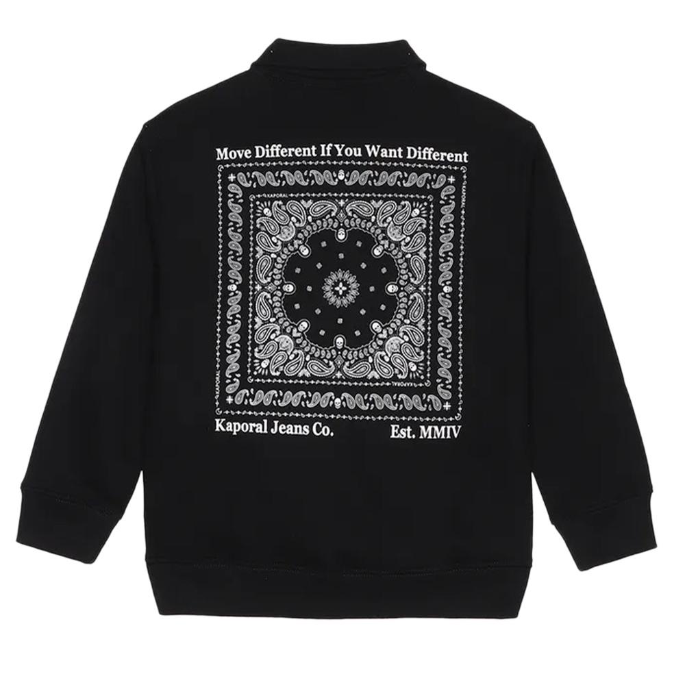 Sweatshirt Schwarz Jungen Kaporal Osmos Ansicht 2