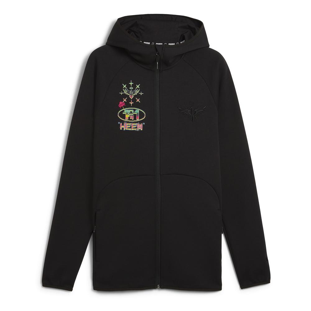 Sweatshirt mit Reißverschluss Schwarz Männlich Puma Melo günstig