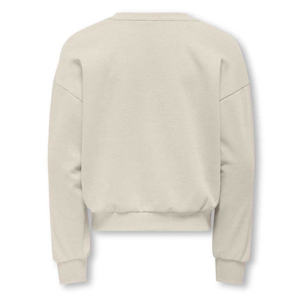 Girl's Ecru Sweat Kids ONLY Mya Photo of the Espace des Marques %store% store - view of %key%