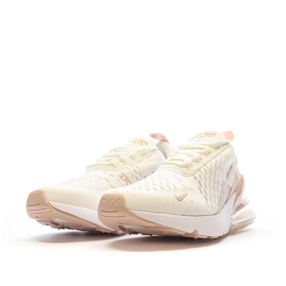 Nike Air Max 270 Women's White/Rose Sneakers Photo of the Espace des Marques %store% store - view of %key%
