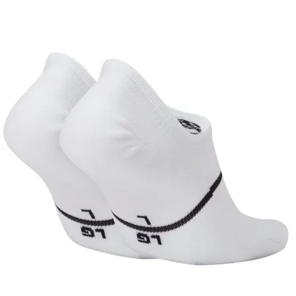 X1 Paar Unsichtbare Weiße Herren Nike Essential Footie Socken Ansicht 2