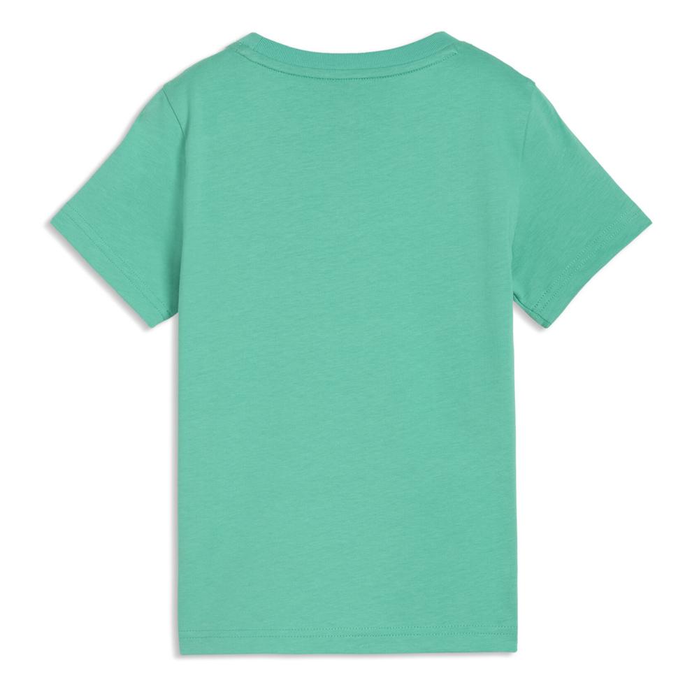 Grünes Puma-T-Shirt für Jungen, Art.-Nr. 1, Logo Ansicht 2