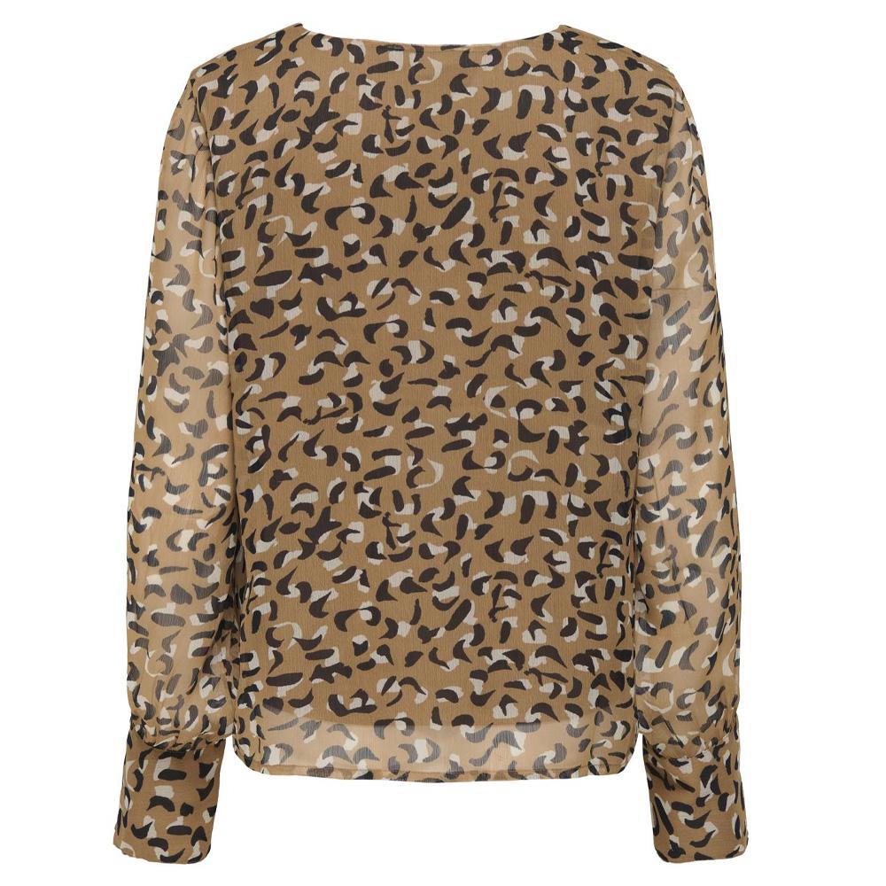 Bluse Braun Frau Only Tasha Otl Ansicht 2