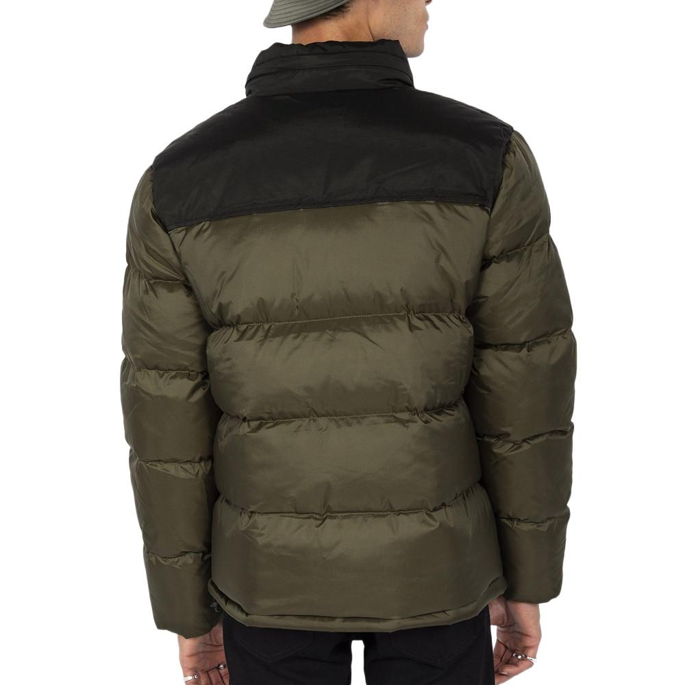 Khaki Daunenjacke Mann Schott Utah Ansicht 2