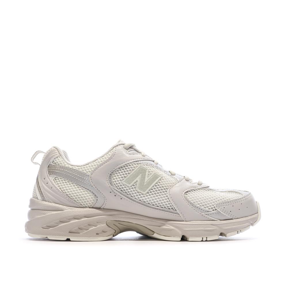 New Balance 530 Baskets Ecru Mixte vue 2