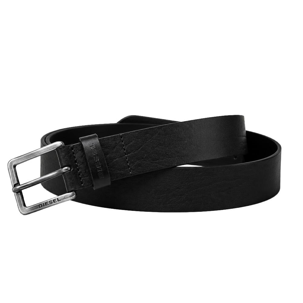 Ceinture Noir Homme Diesel Basic Belt pas cher