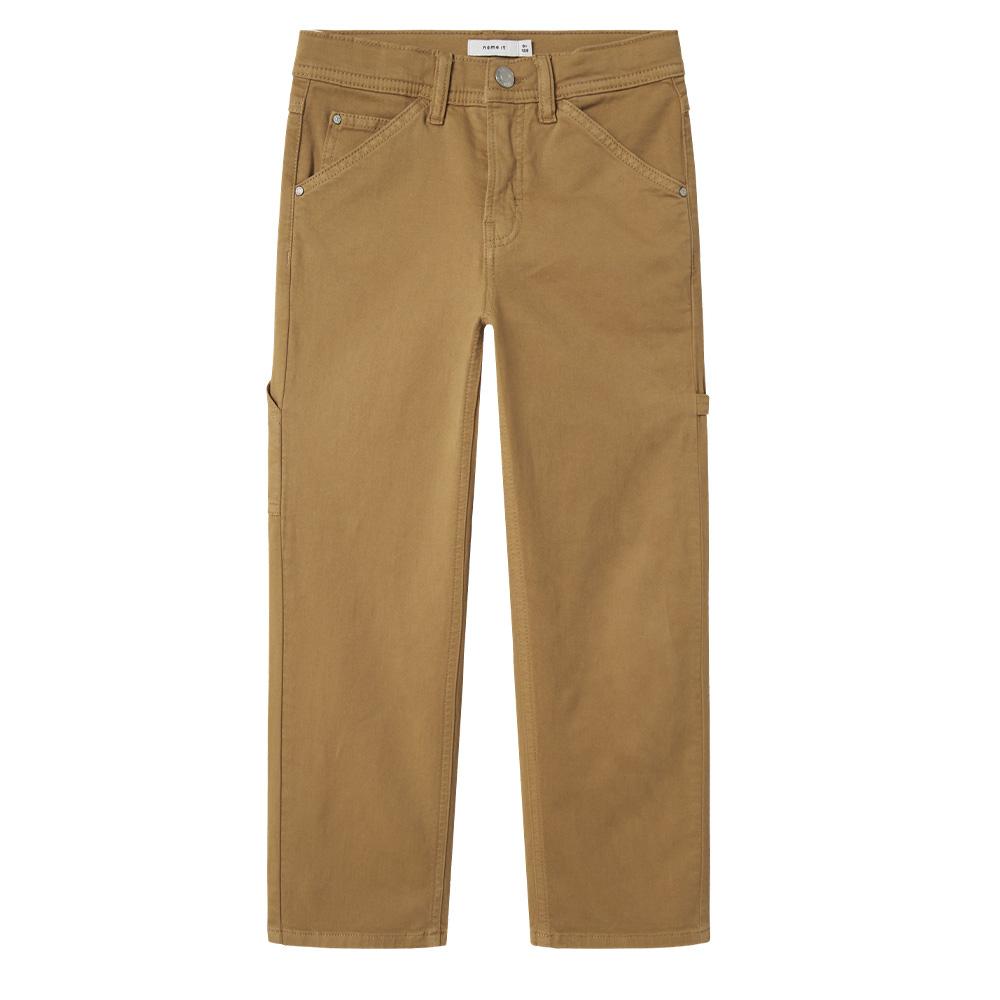 Fließende Hose Braun Junge Name it Ryan Ansicht 2