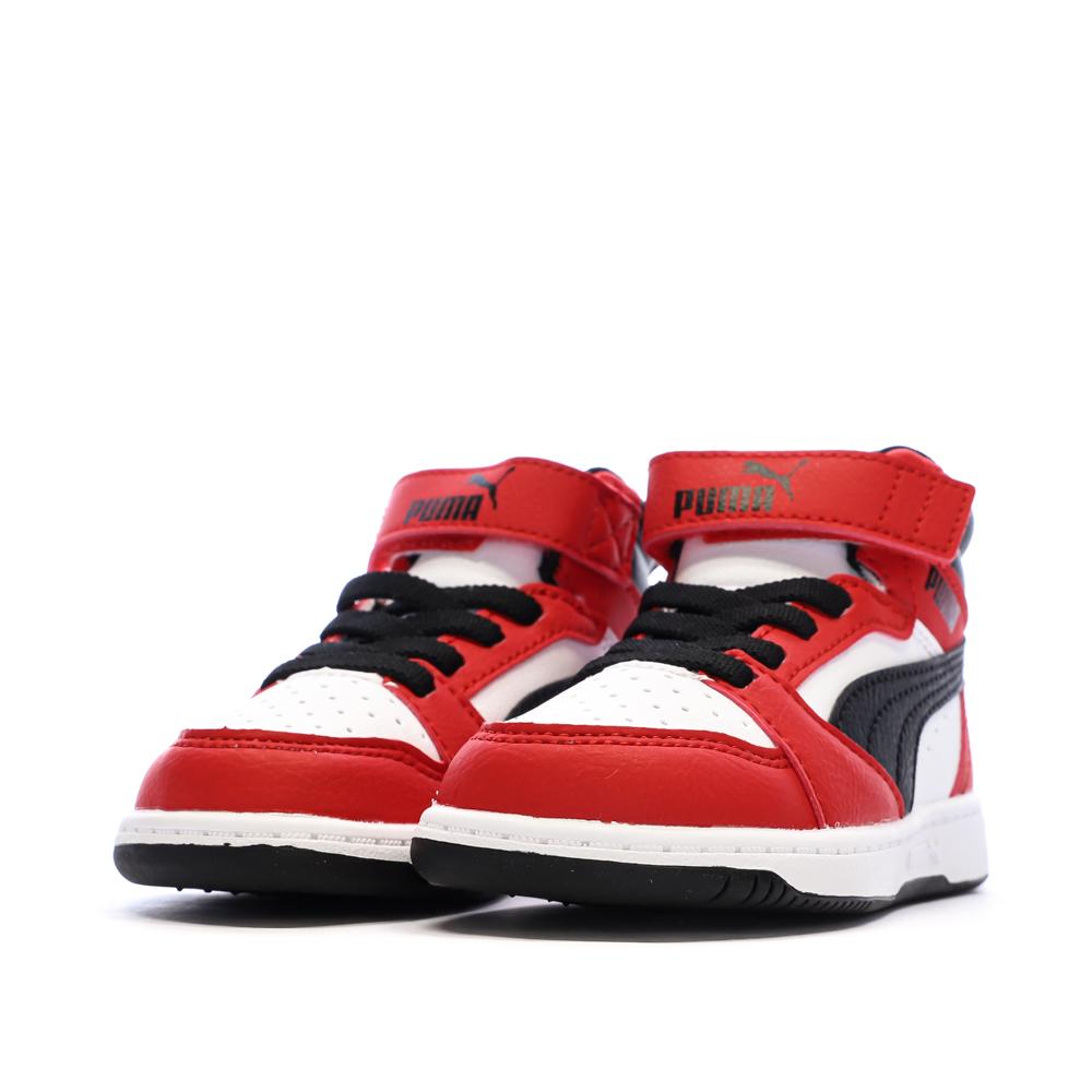 Rote/schwarze/weiße Sneaker für Jungen von Puma Ansicht 6