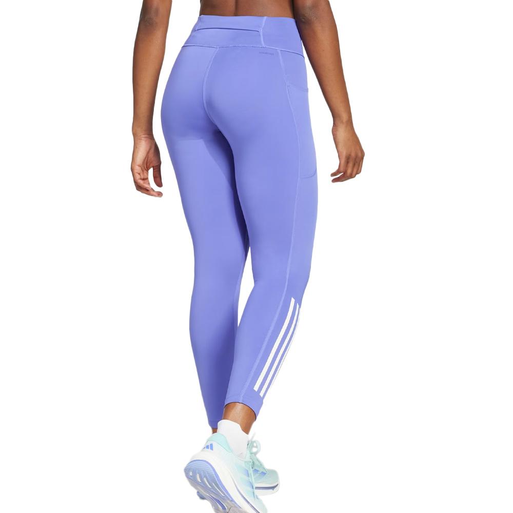 Legging Violet Femme Adidas Dailyrun 3s 7/8 vue 2