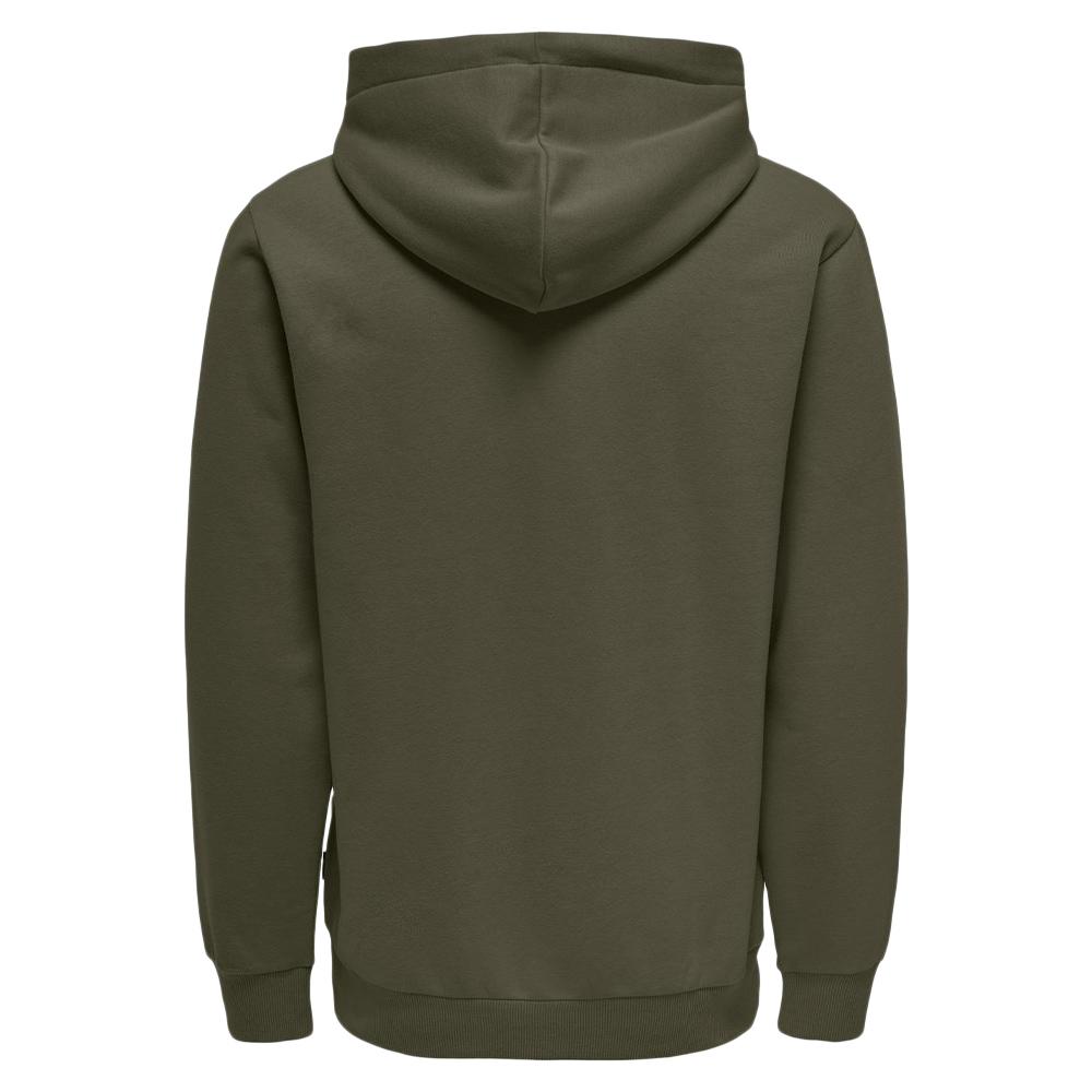 Herren Only &amp; Sons Ceres Kapuzenpullover Braun Ansicht 3