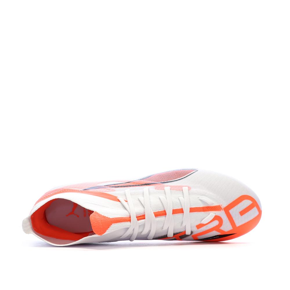 Zapatillas de fútbol blancas para hombre Puma Ultra 5 Match+ FG/AG ver 4