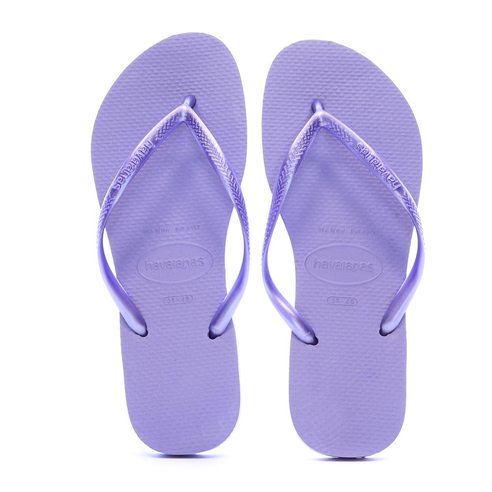 Lila Havaianas Slim Flip-Flops für Damen in der Farbe Lilac Ansicht 3