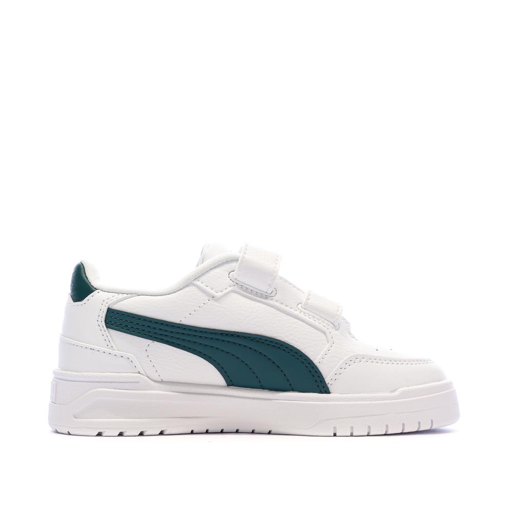 Weiß-grüne Sneaker für Jungen von Puma 403740 Ansicht 2