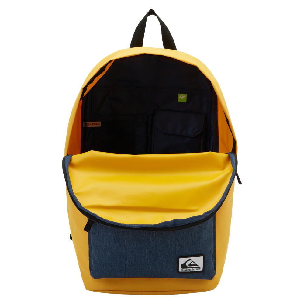 Mochila amarilla para niño Quiksilver The Poster ver 3