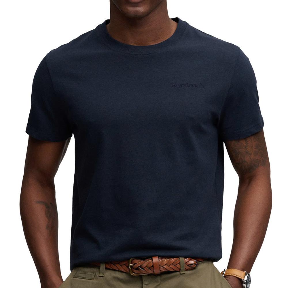 T-shirt Marine Homme Superdry Essential Company pas cher
