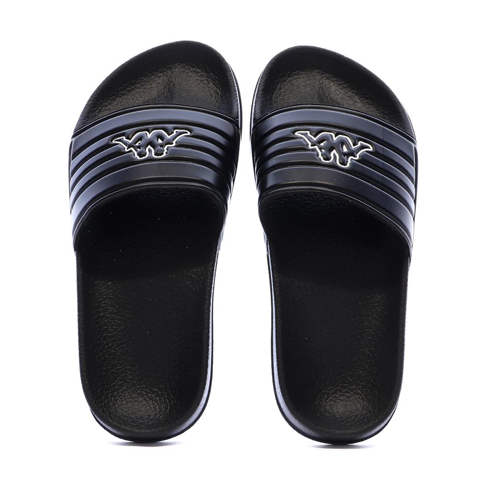 Claquettes Noir Garçon Kappa Logo Sarty Kid vue 2