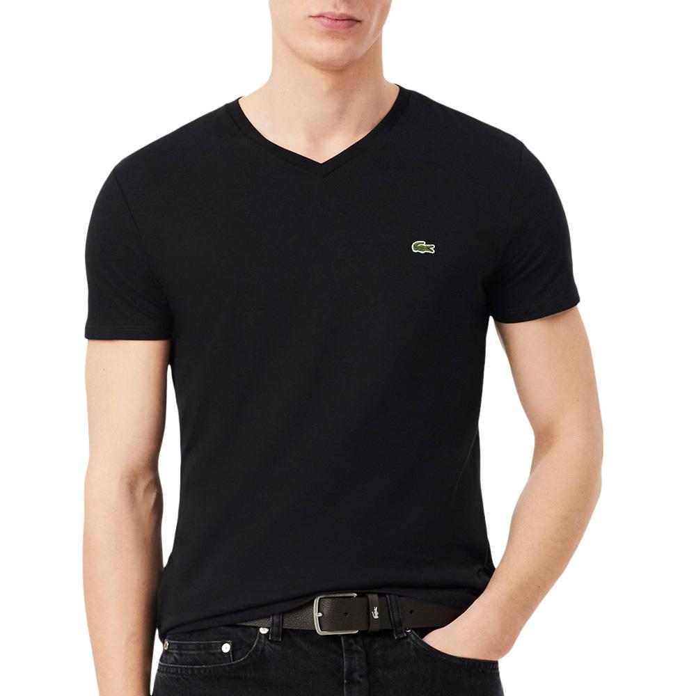 Schwarzes Herren-T-Shirt von Lacoste TH5077 günstig