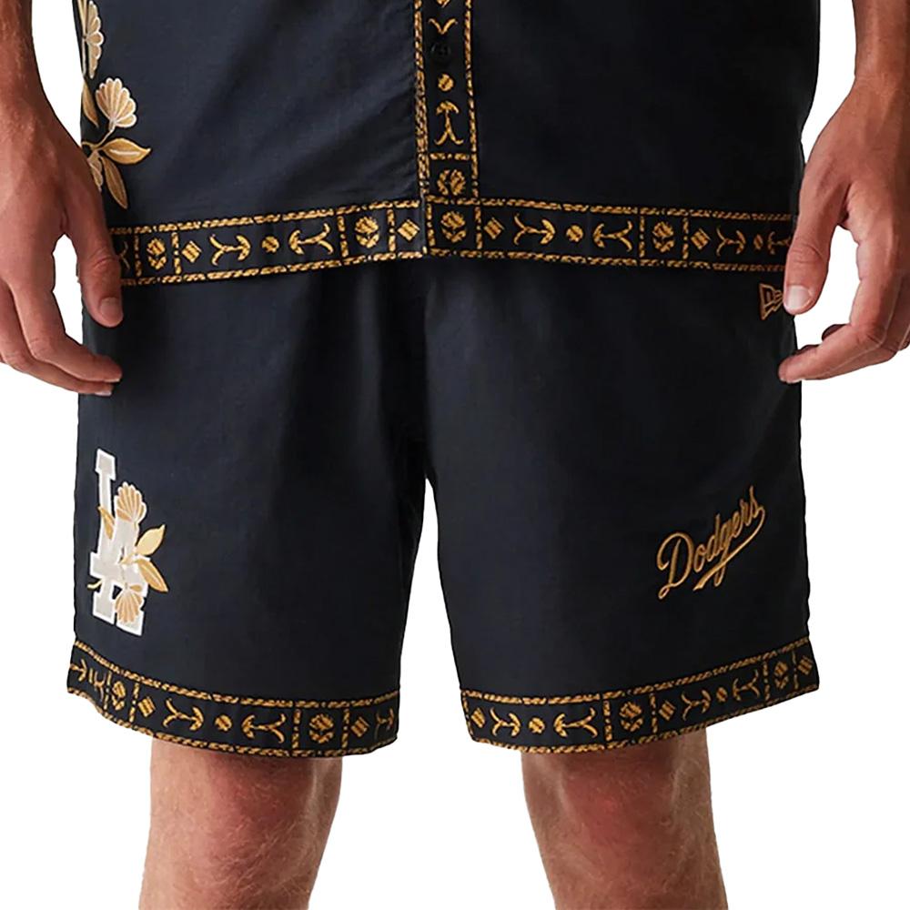 Short Noir Homme New Era Taping pas cher