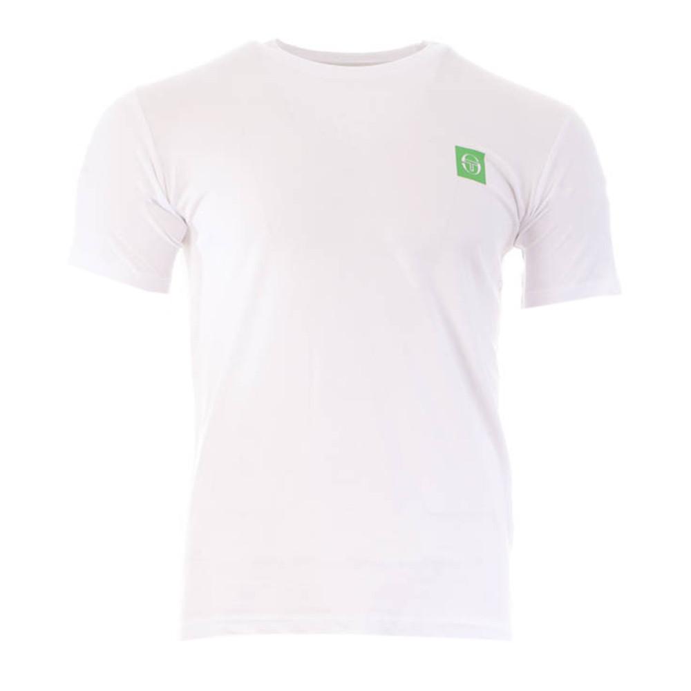 Men's Sergio Tacchini Squared White T-Shirt affordable