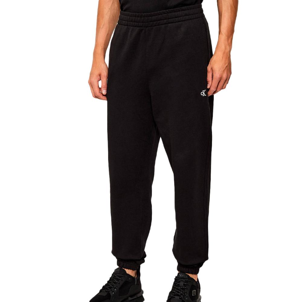Chándal negro para hombre Calvin Klein Jeans 350 Terry Monogram barato