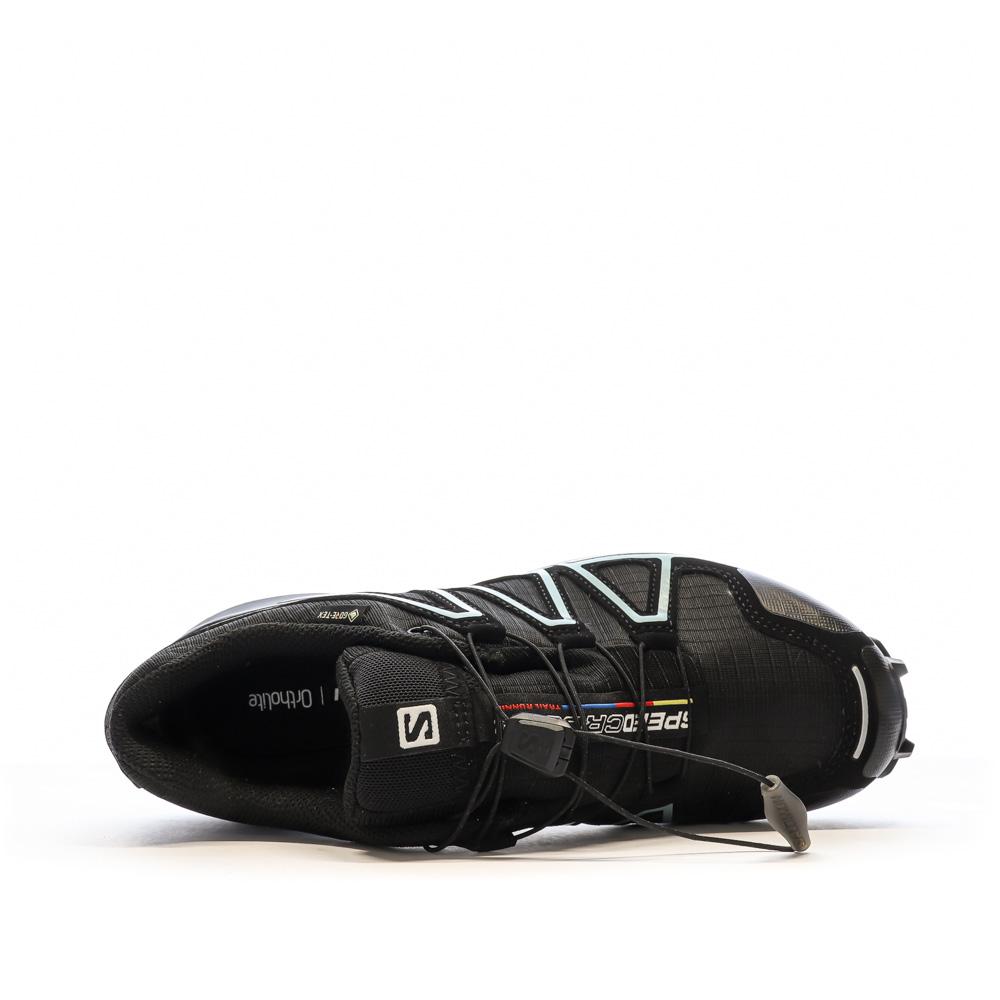 Zapatillas de trail Salomon Speedcross 4 W Negro/Azul para mujer ver 4