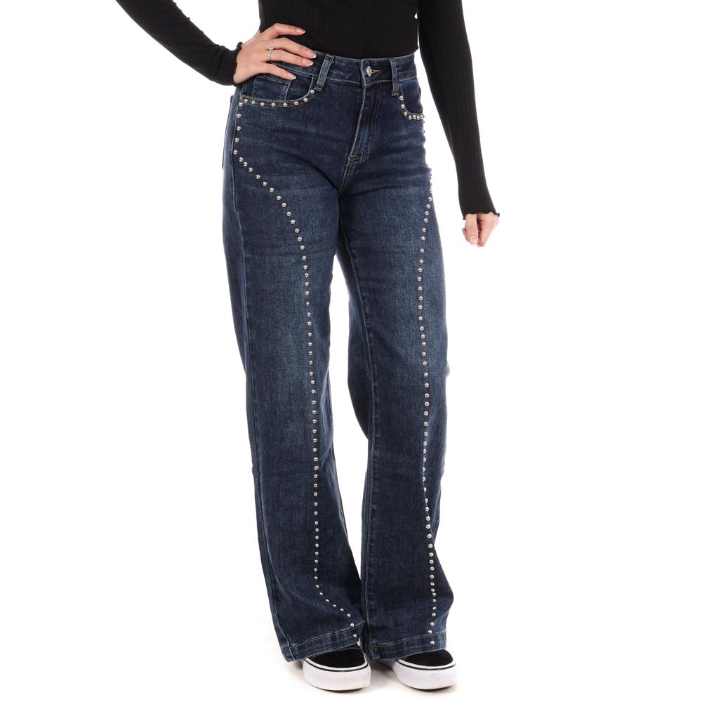 Jean Loose Bleu Femme Monday Premium 1807 XD pas cher