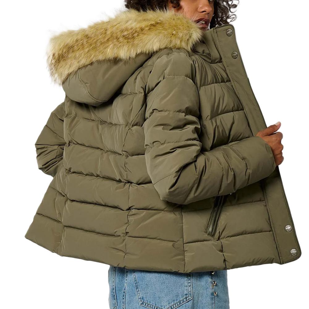 Women's Khaki Coat Kaporal MIBBY Photo of the Espace des Marques %store% store - view of %key%