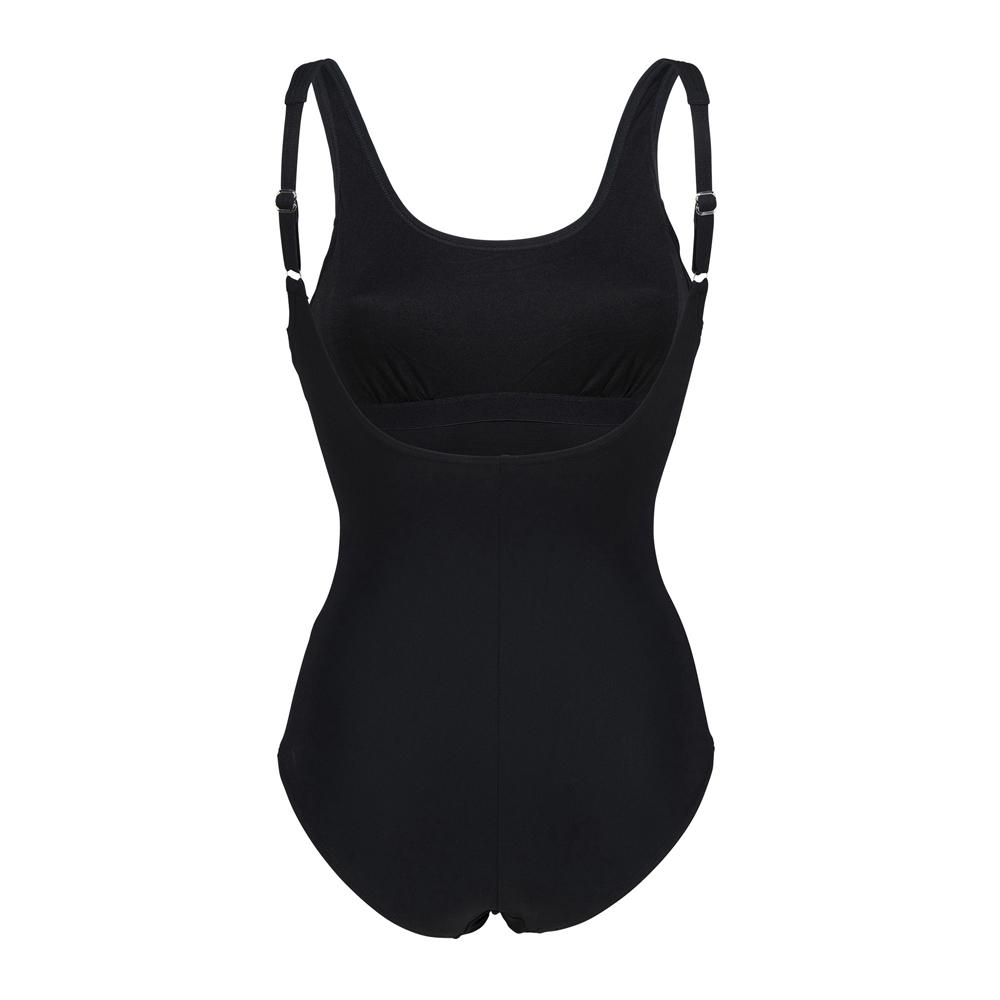 Women's black/pink swimming costume Arena Alissa Photo of the Espace des Marques %store% store - view of %key%