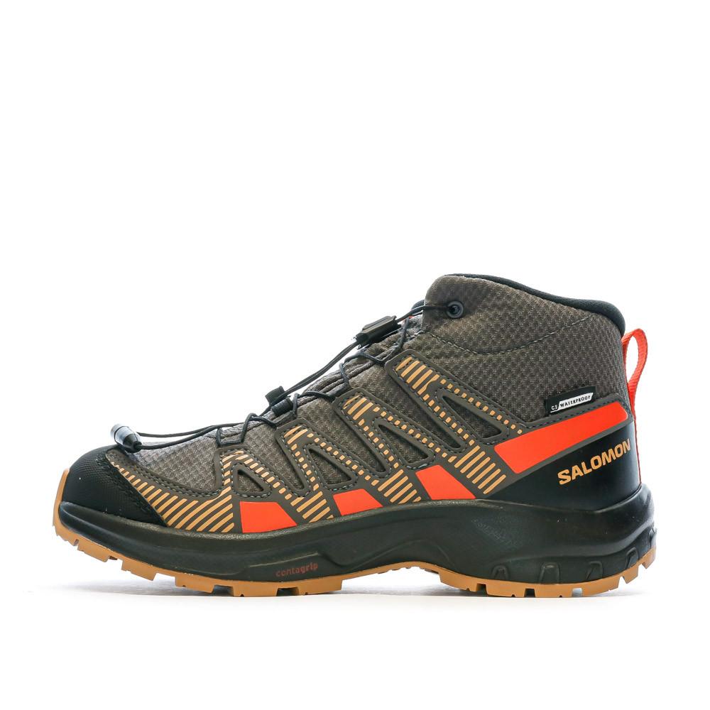 Zapatillas de montaña Salomon Xa Pro V8 Gris Niño barato