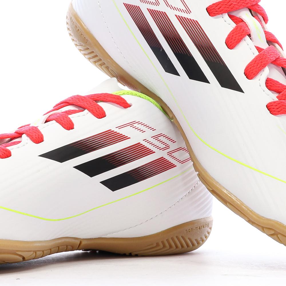Chaussures de football Blanc Garçon Adidas F50 Club vue 7