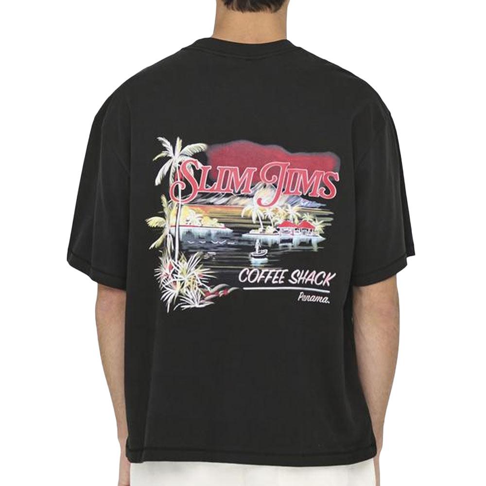 Schwarzes Herren-T-Shirt von Only & Sons, Modell „Malik“ Ansicht 2