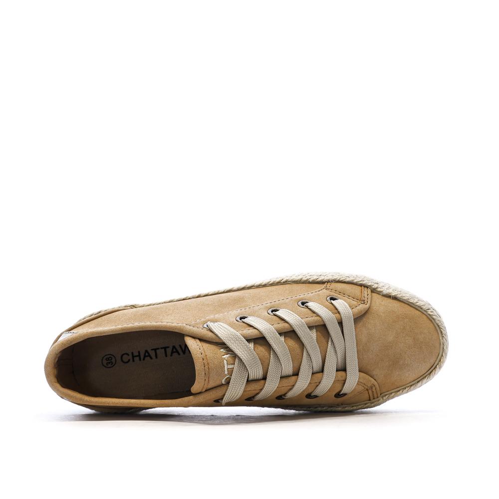 Chattawak Summer Women's Taupe Sneakers Photo of the Espace des Marques %store% store - view of %key%