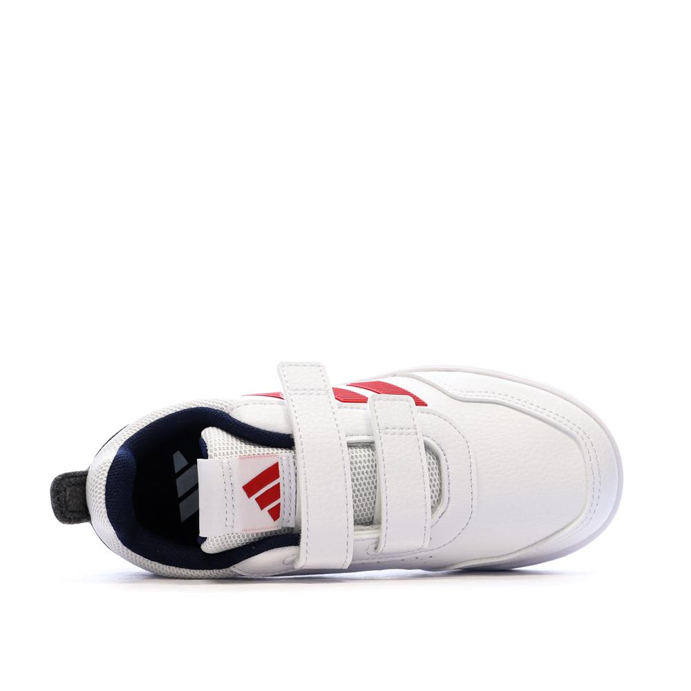 Weiße Adidas Tensaur Sport 3.0 Sneaker für Jungen Ansicht 4